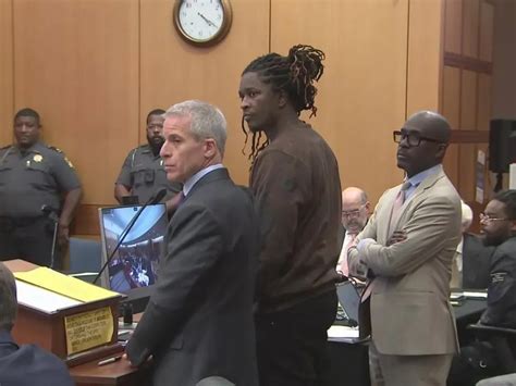 ysl thugger|Young Thug released from jail after accepting plea .